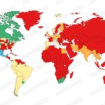 Mapa da legalização da canábis no mundo